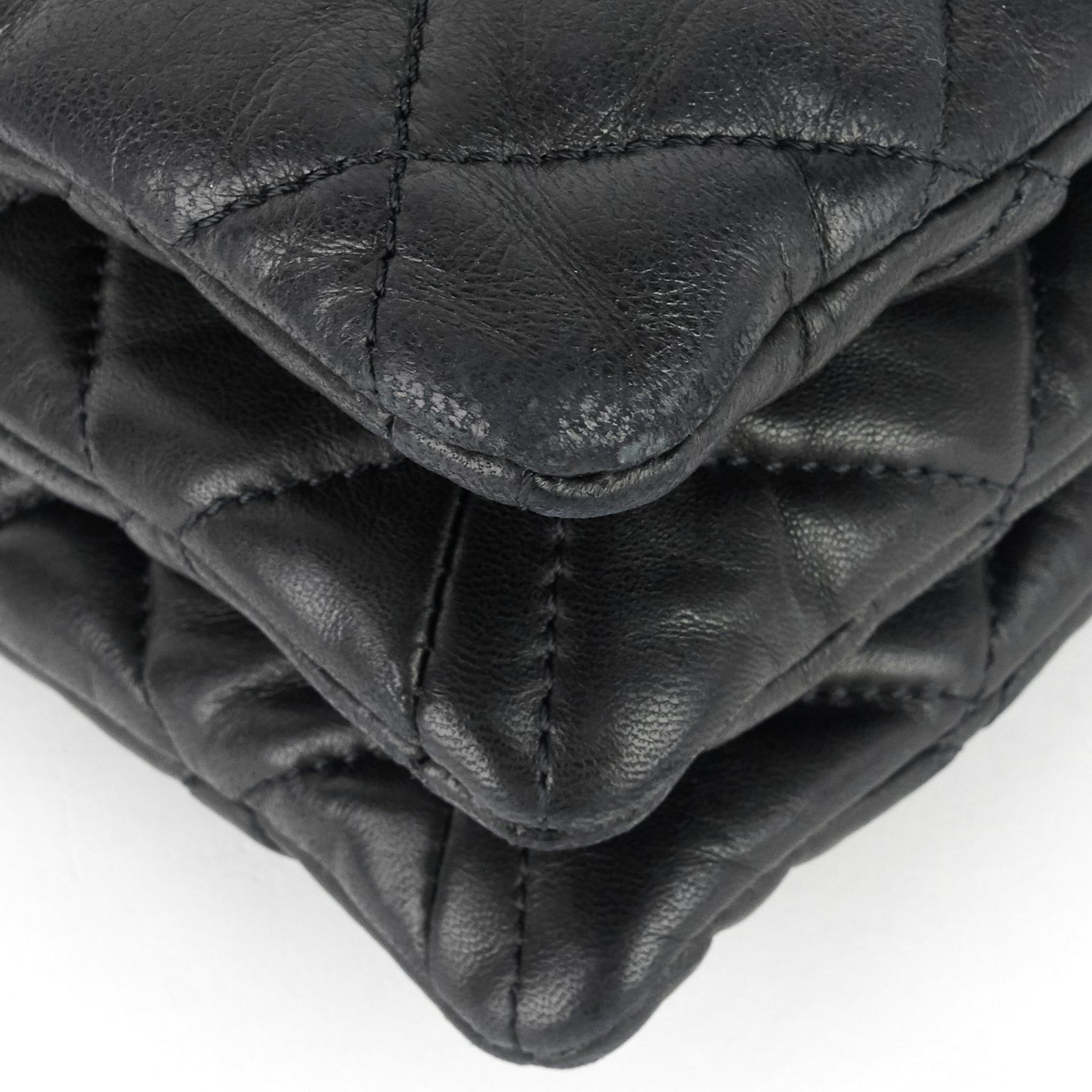 Accordion Lambskin Flap Bag - Image 9