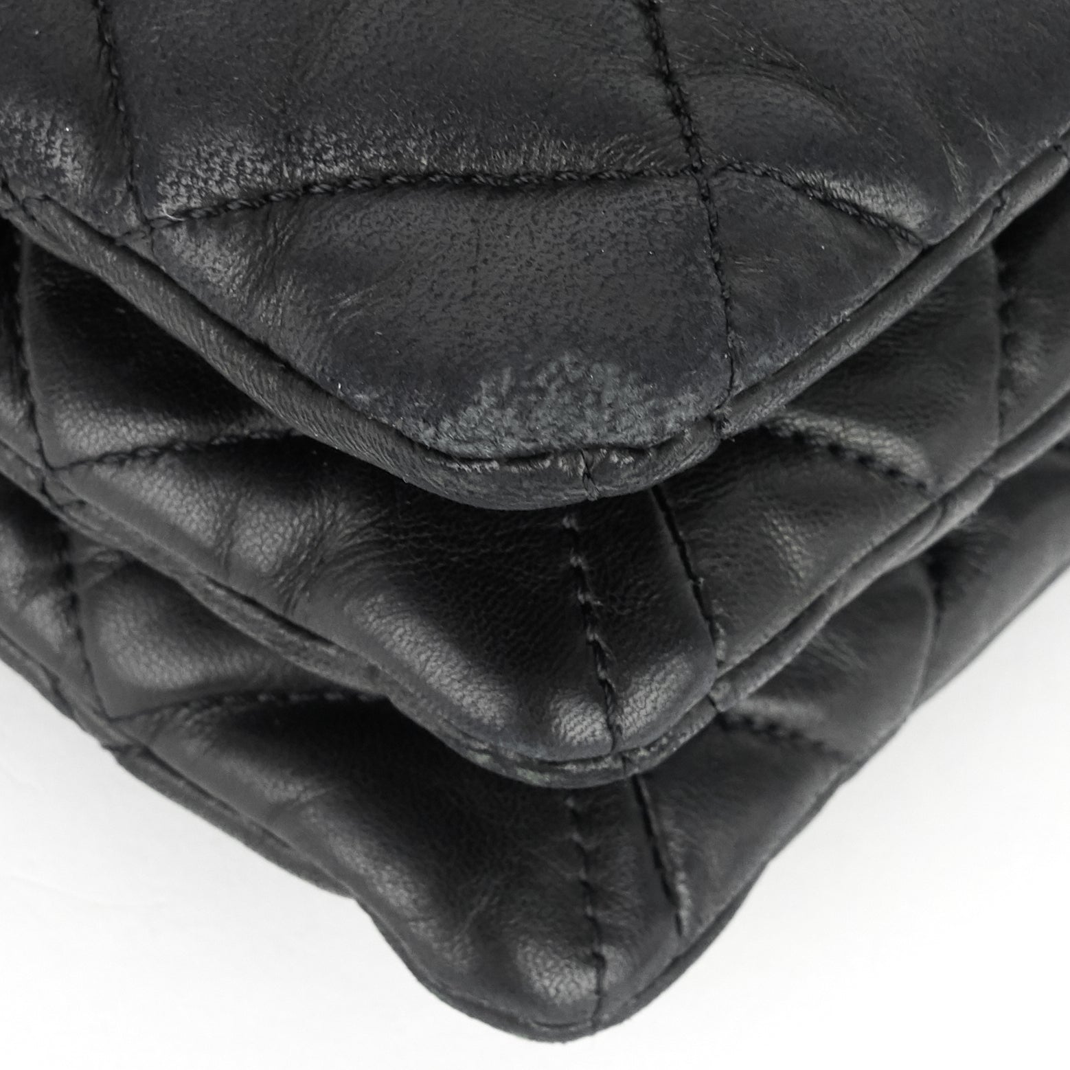 Accordion Lambskin Flap Bag - Image 10