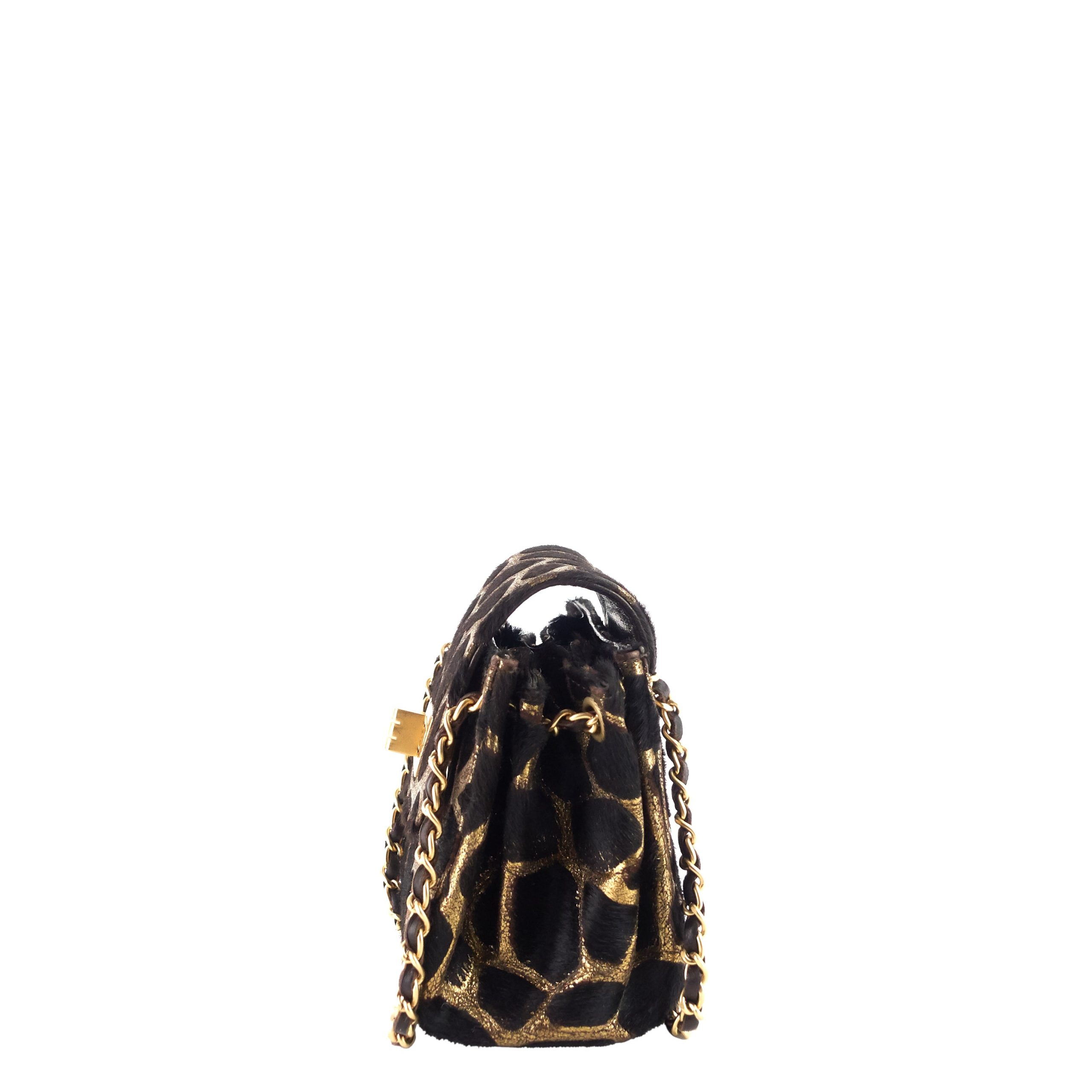 2.55 Mini Pony Hair Animal-Print Flap Bag - Image 5