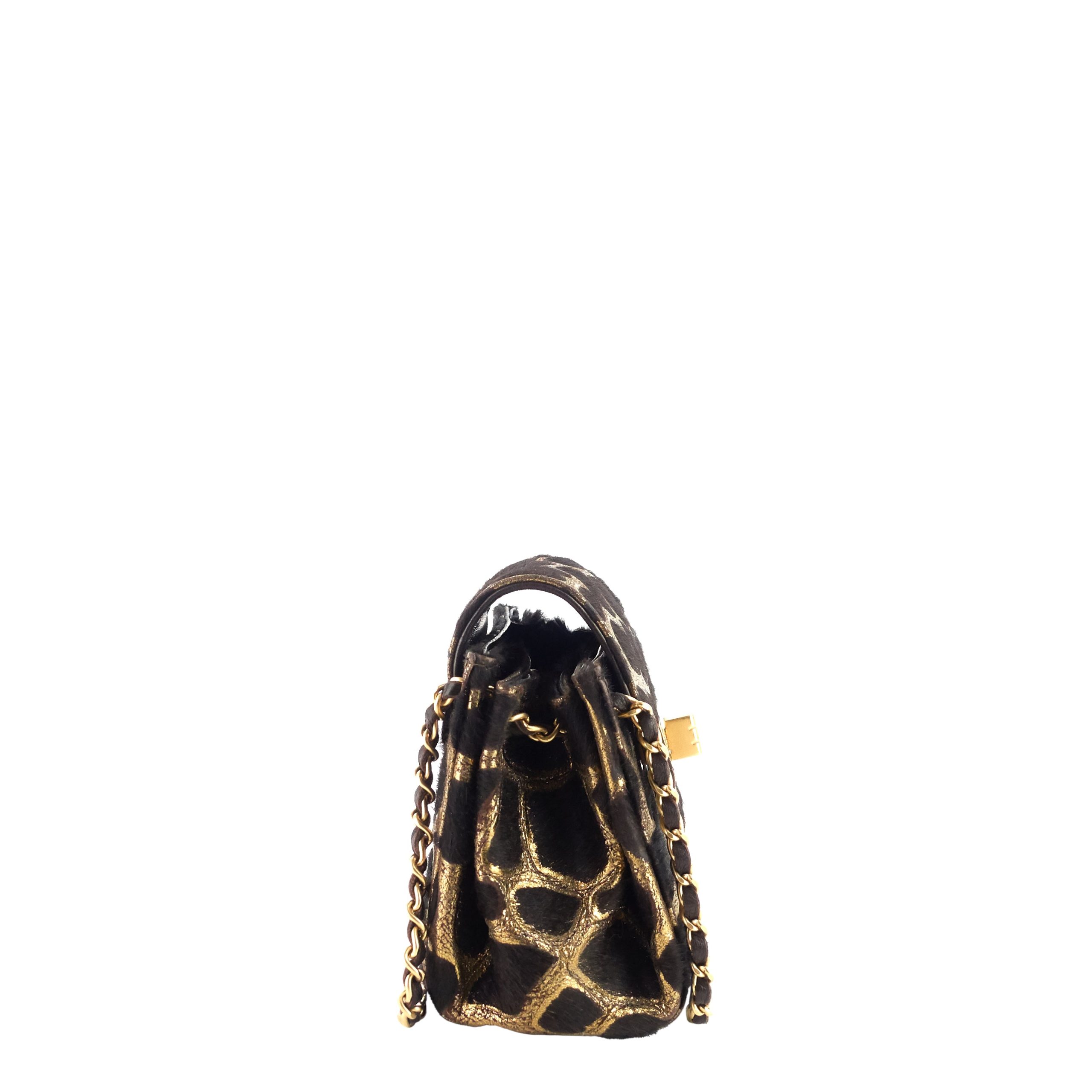 2.55 Mini Pony Hair Animal-Print Flap Bag - Image 4