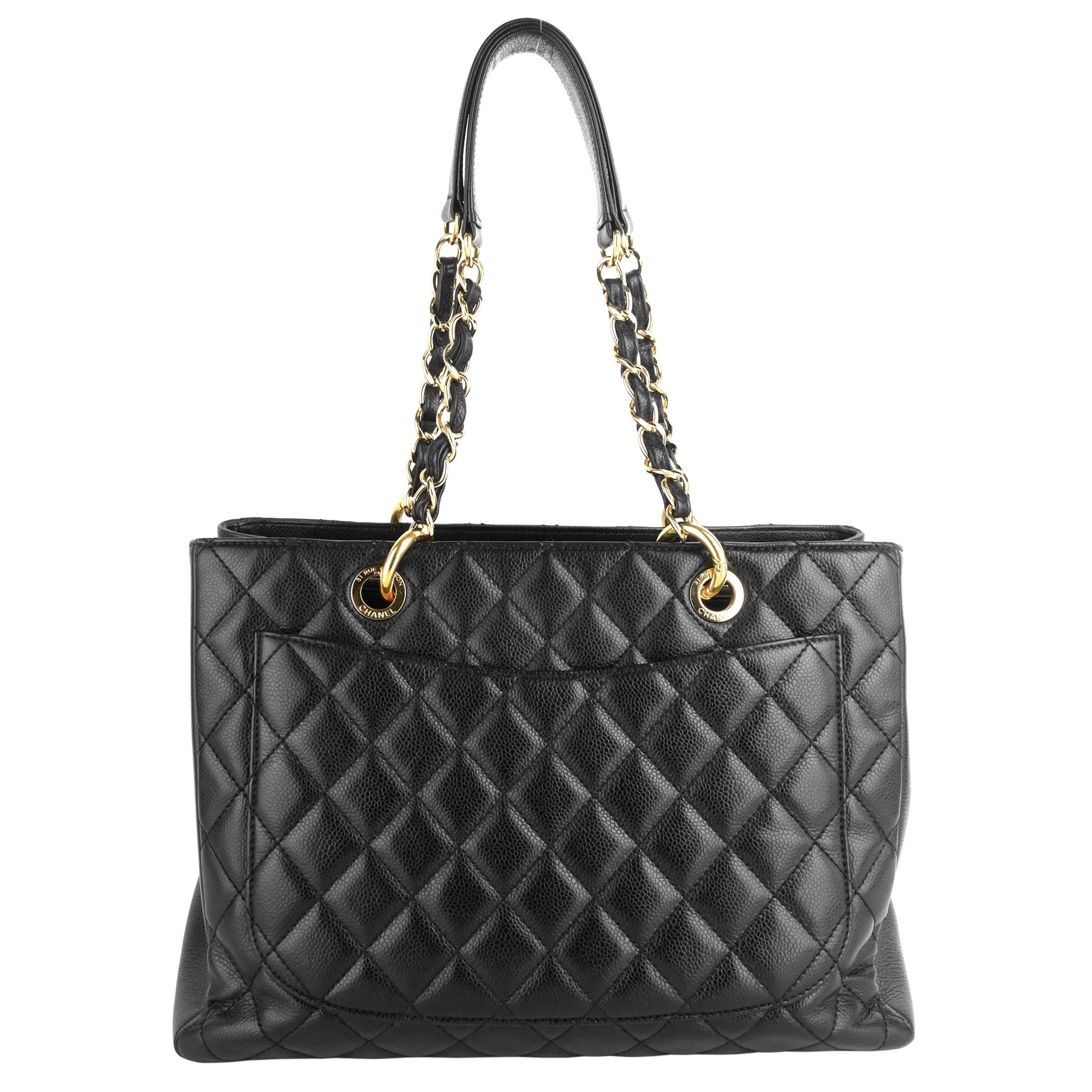 Grand Shopping Tote GST Large Caviar Leather Bag - Image 2