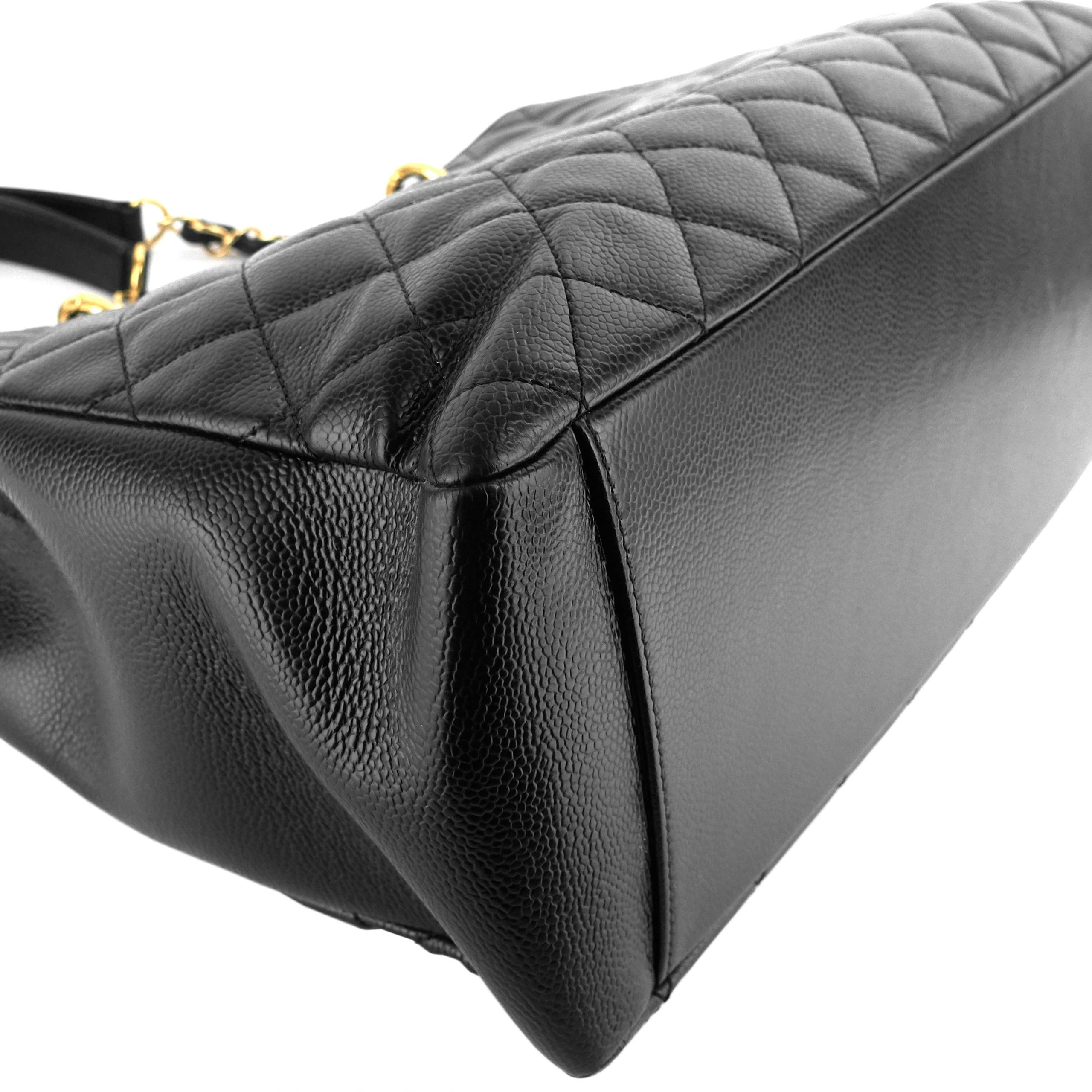 Grand Shopping Tote GST Large Caviar Leather Bag - Image 4