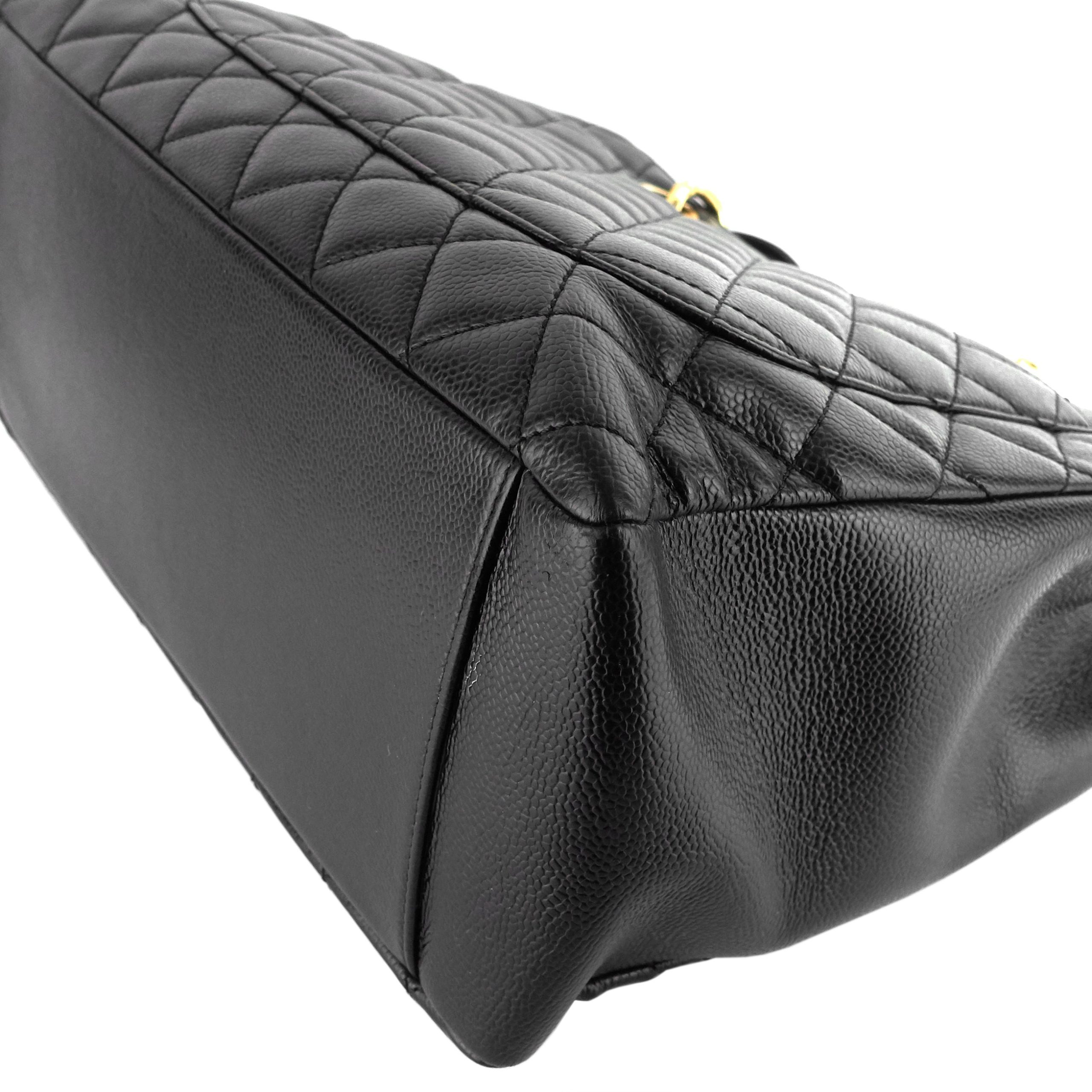 Grand Shopping Tote GST Large Caviar Leather Bag - Image 7
