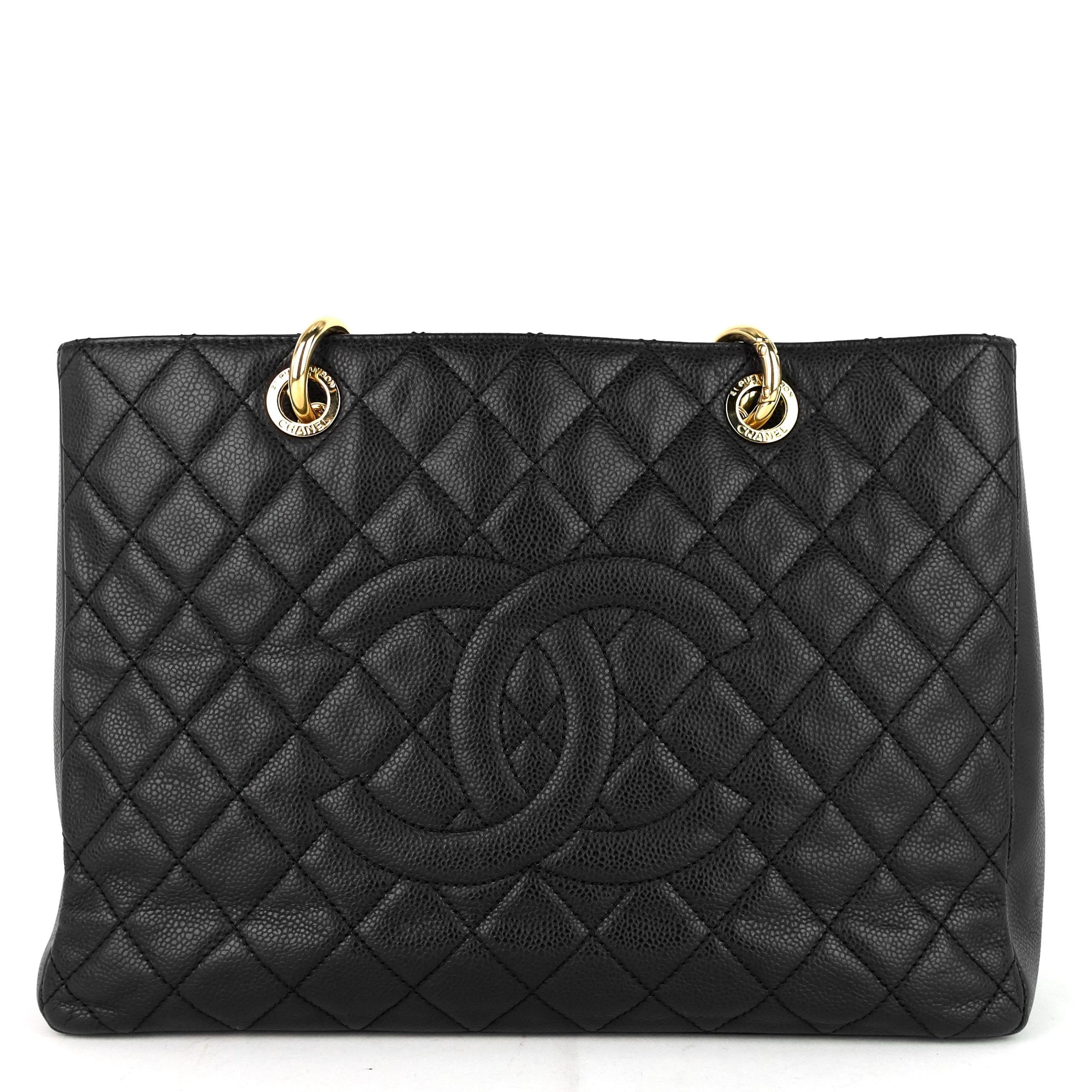 Grand Shopping Tote Caviar Leather Bag