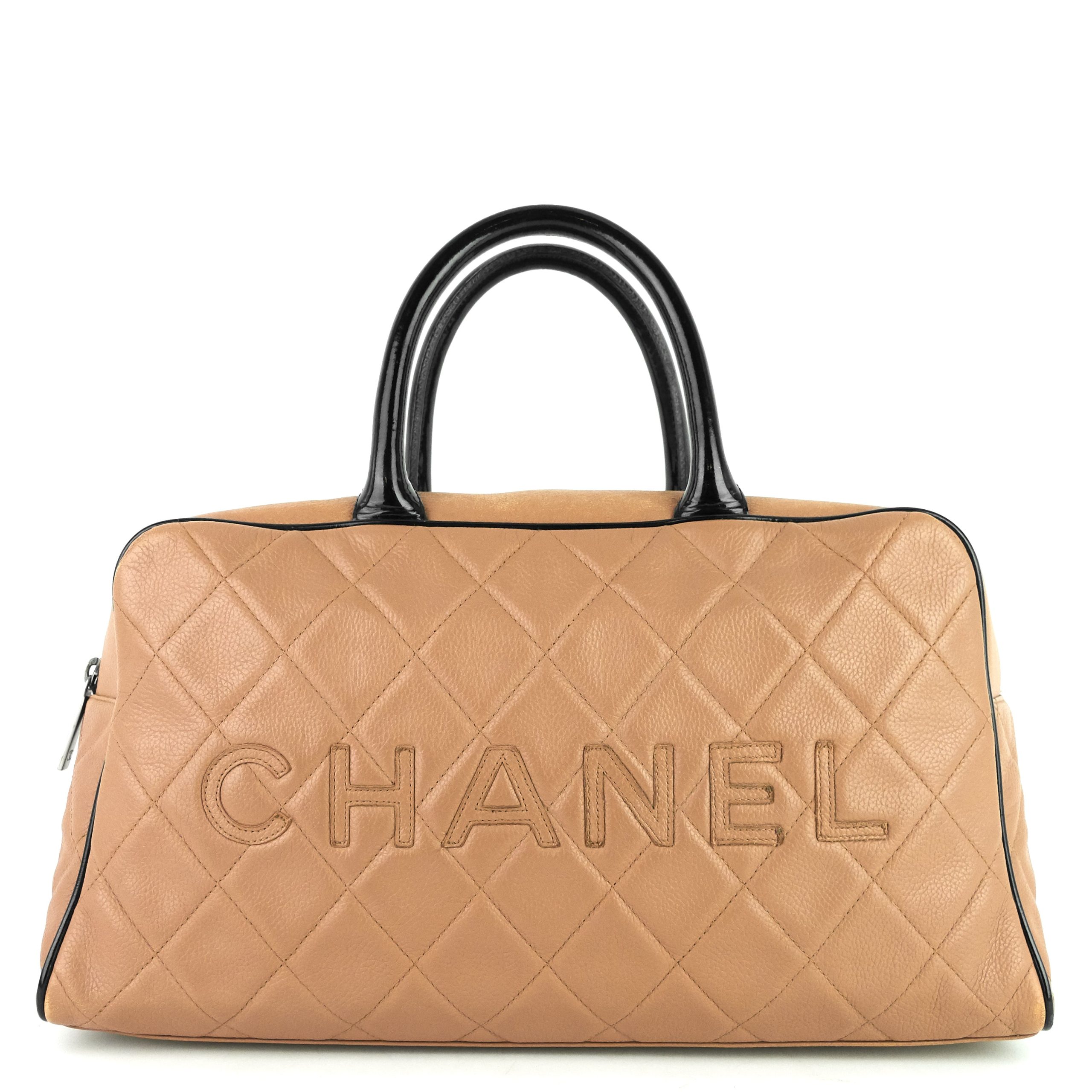 Boston Caviar Leather Travel Bag