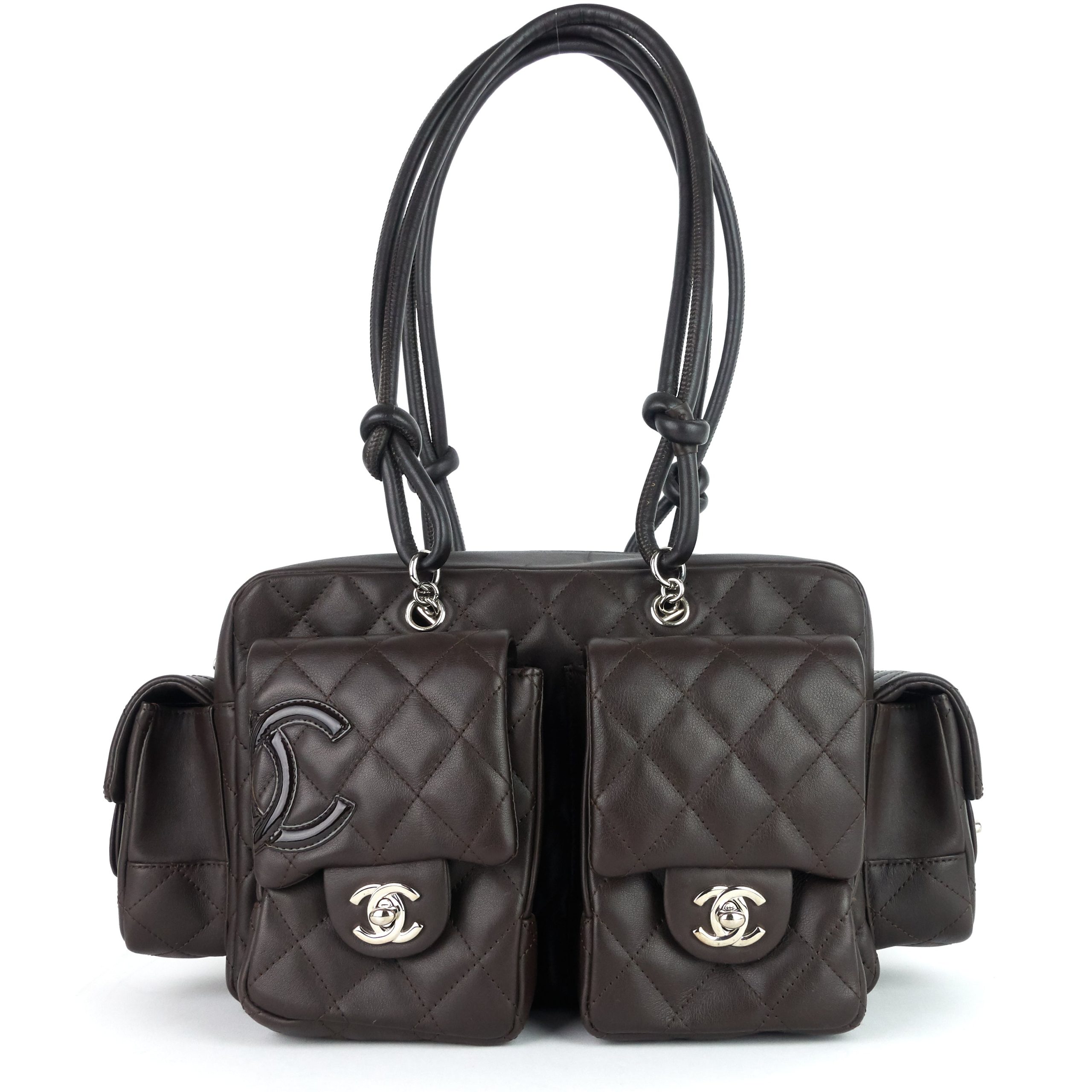 Cambon Reporter Small Calfskin Bag