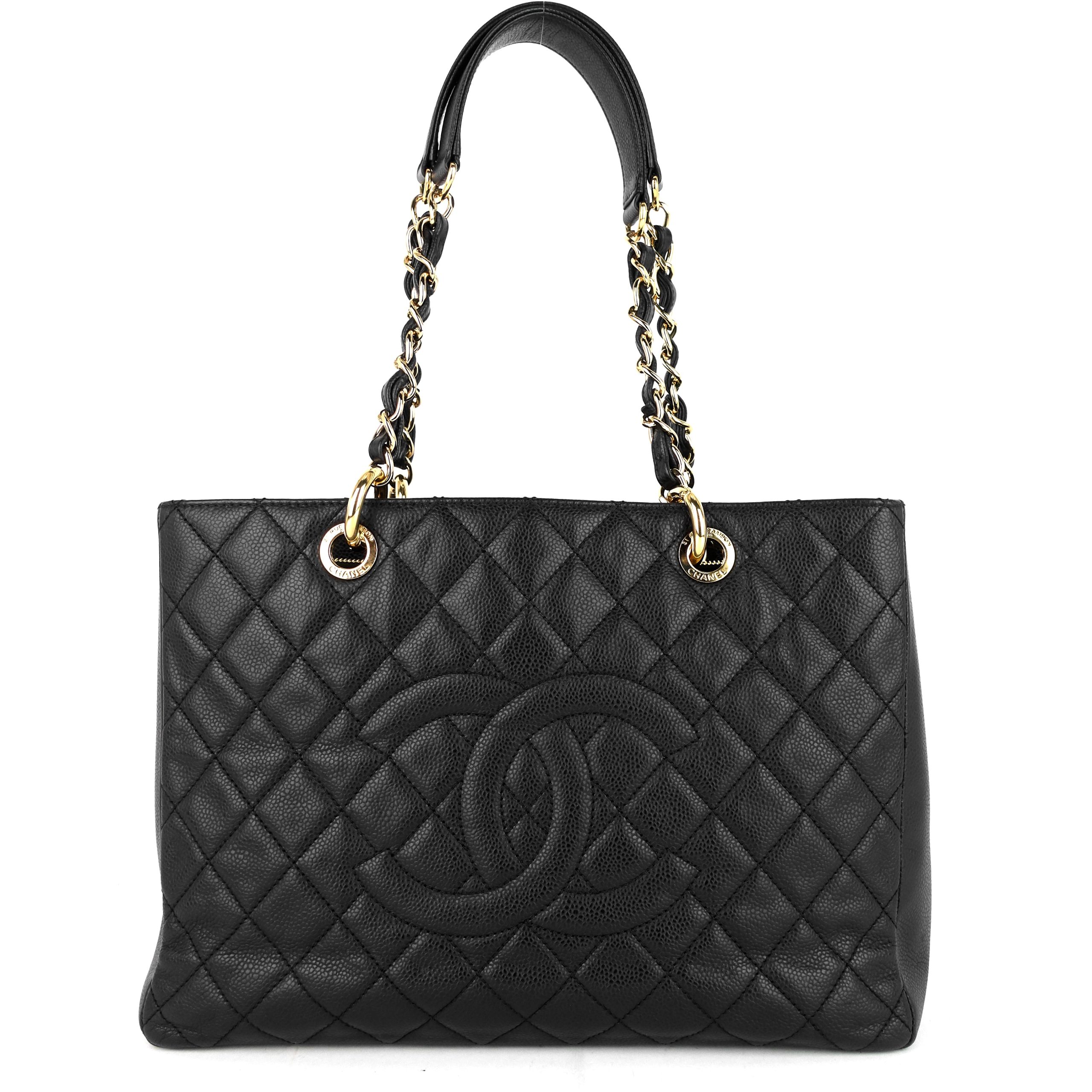 Grand Shopping Tote Caviar Leather Bag - Image 2