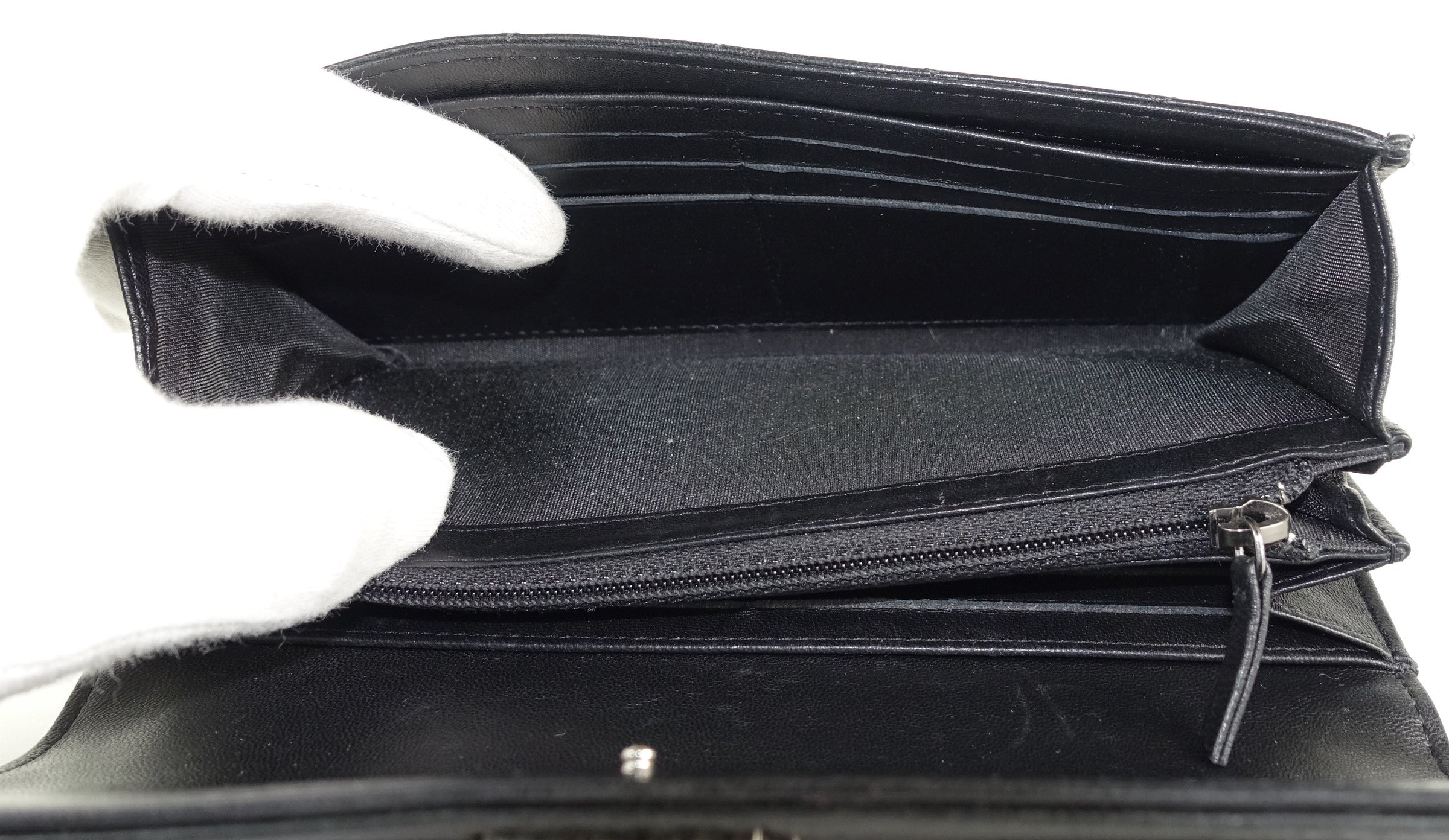 Boy Flap Lambskin Leather Wallet - Image 6