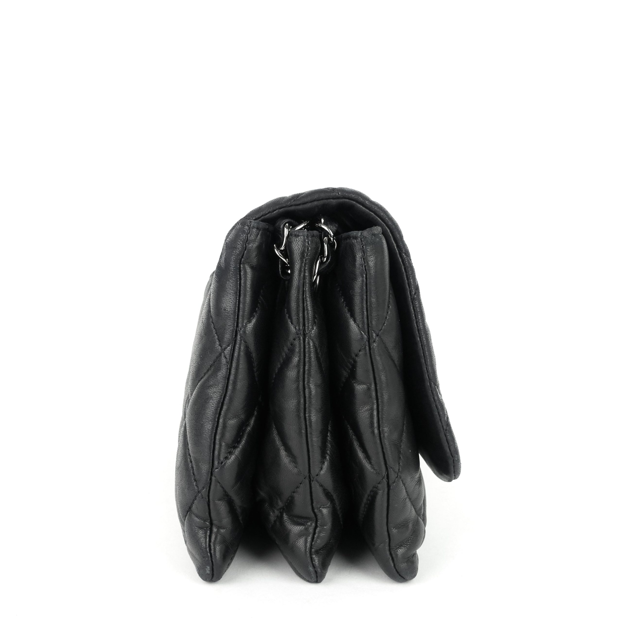 Accordion Lambskin Flap Bag - Image 3