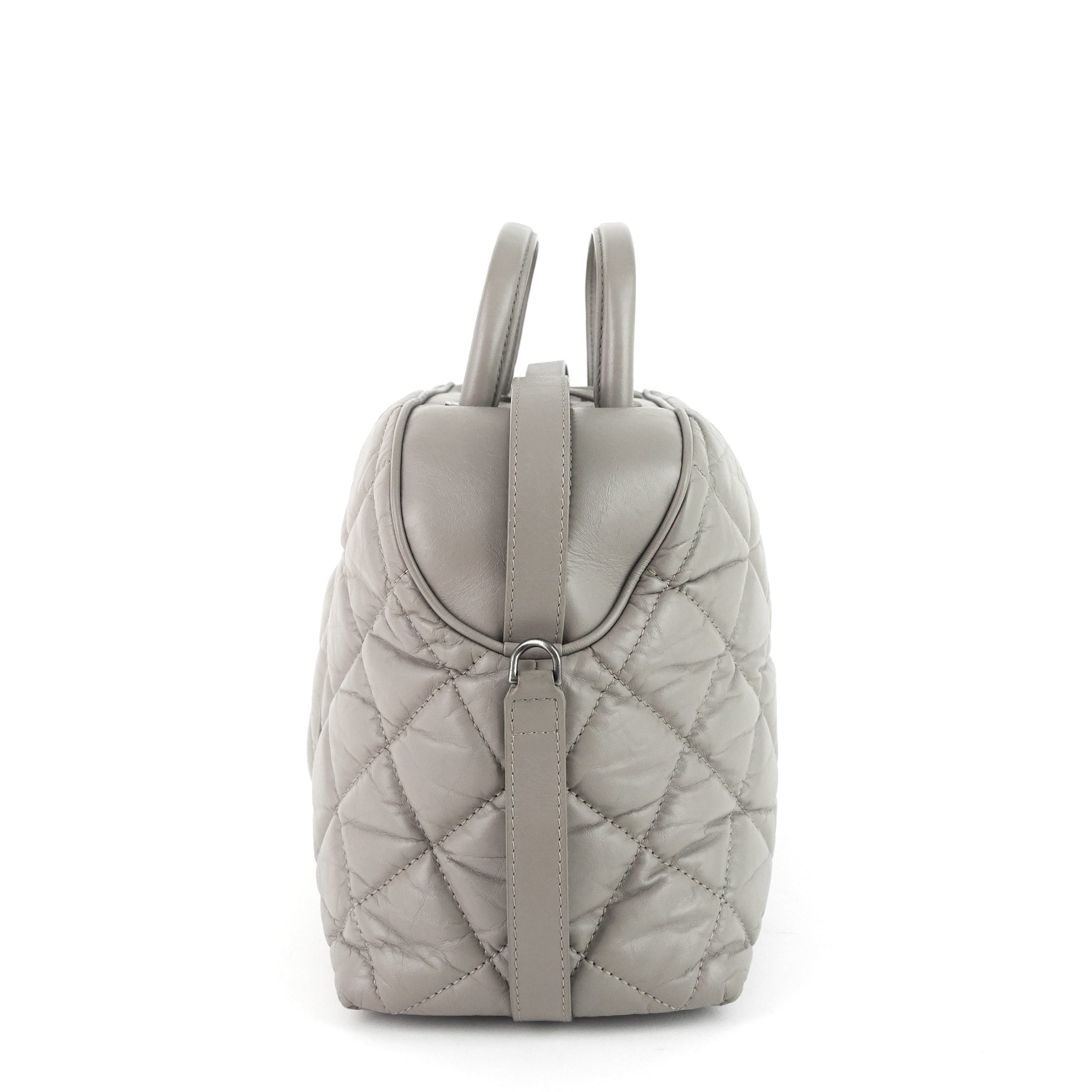 Aged Calfskin Small Bowling Bag - Image 3
