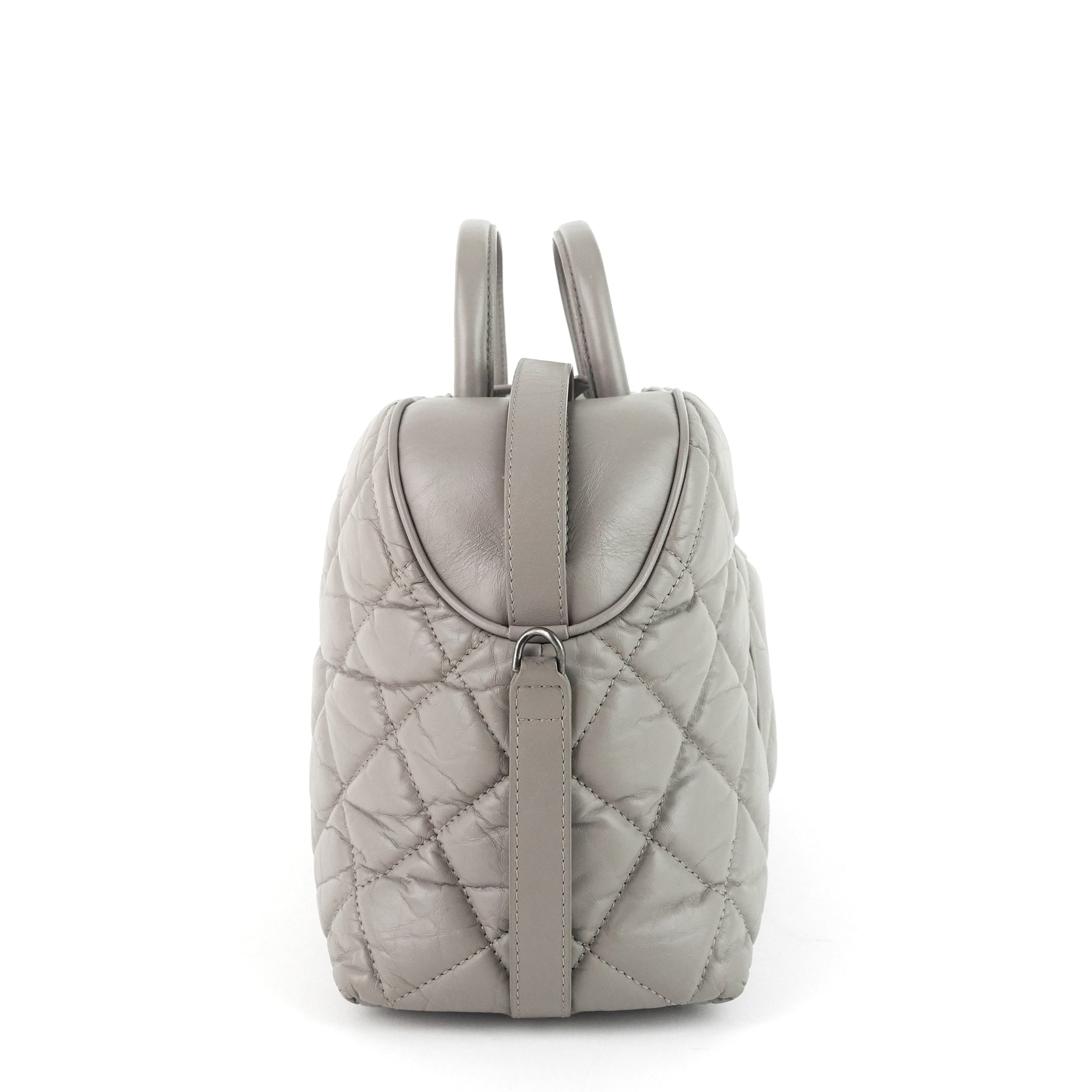 Aged Calfskin Small Bowling Bag - Image 4