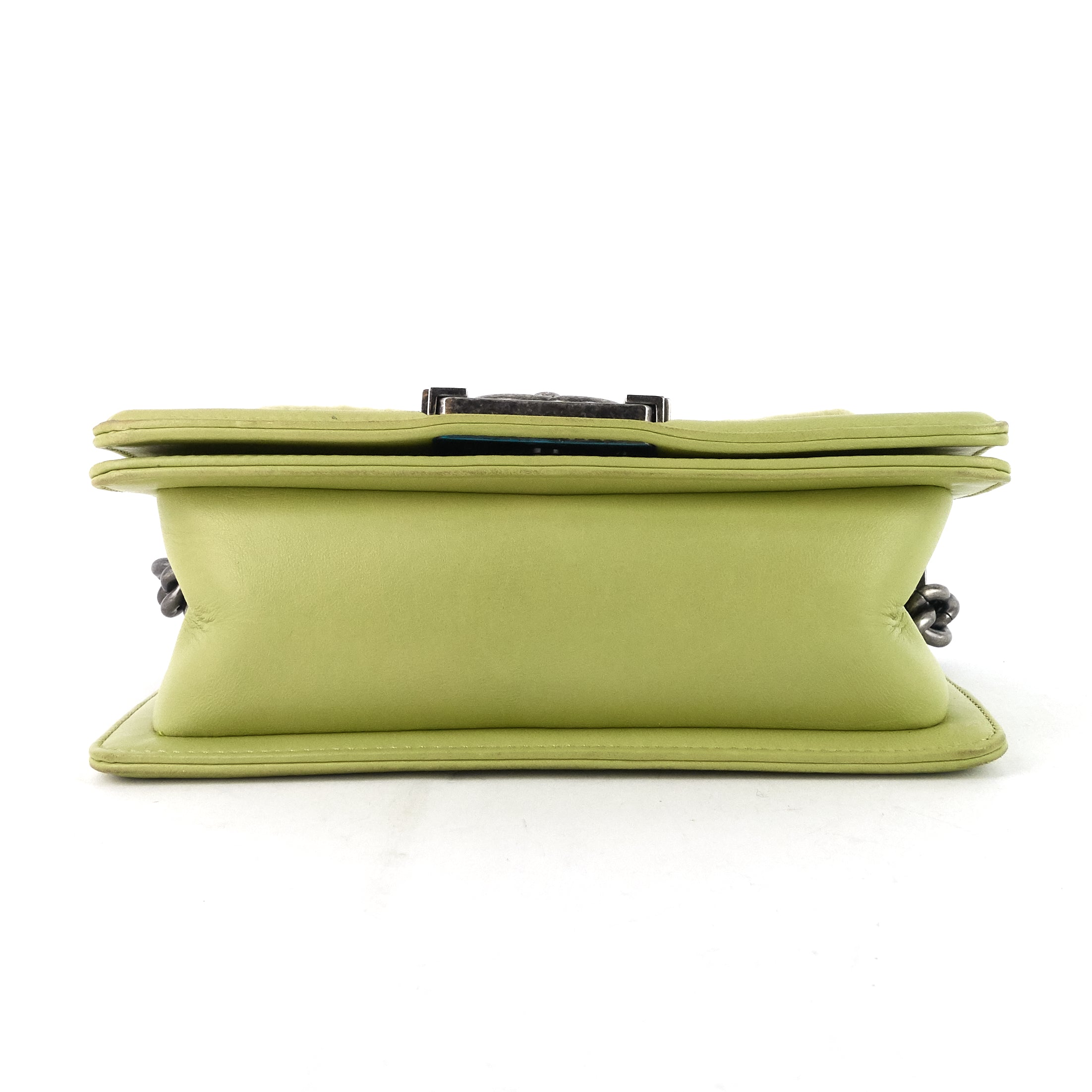 Boy Flap Leather and Rabbit Fur Bag - Image 5