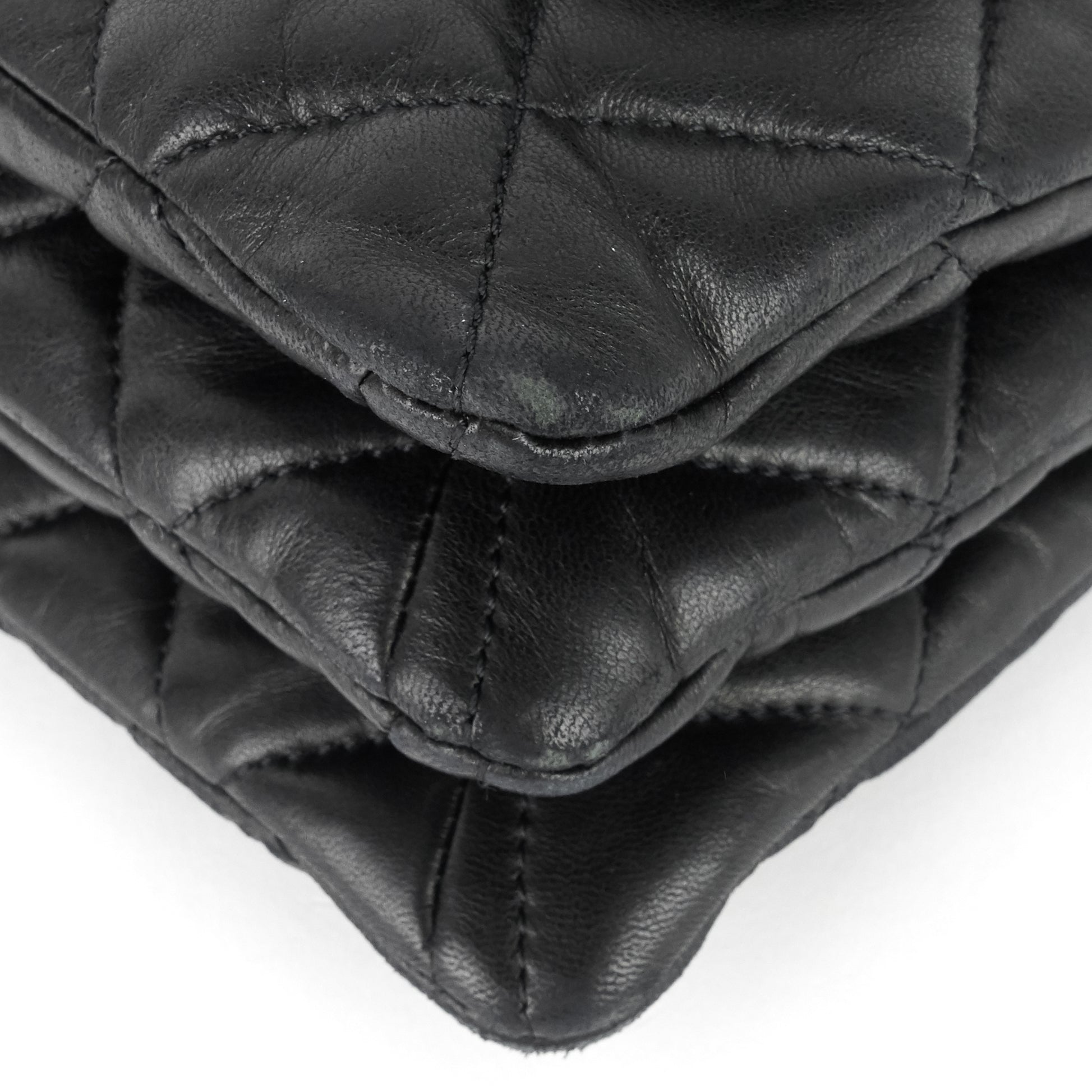 Accordion Lambskin Flap Bag - Image 7