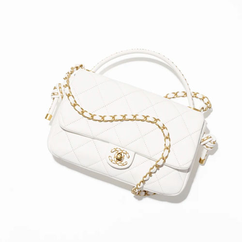 FLAP BAG WITH TOP HANDLE-1