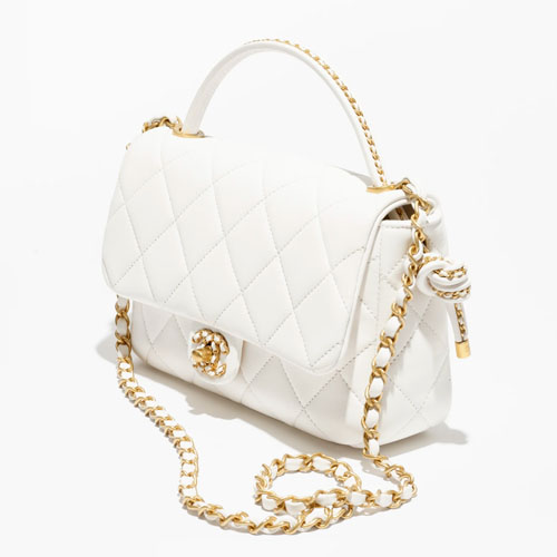 FLAP BAG WITH TOP HANDLE-2