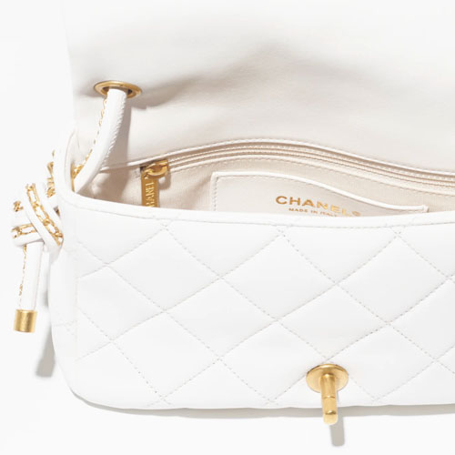 FLAP BAG WITH TOP HANDLE-3