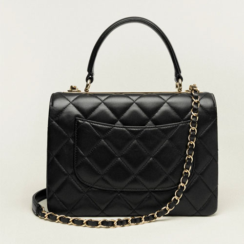FLAP BAG WITH TOP HANDLE-3