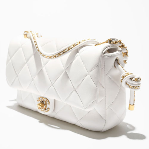 FLAP BAG WITH TOP HANDLE-4