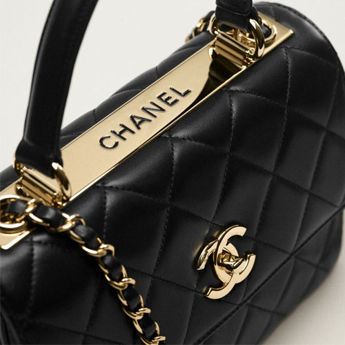 FLAP BAG WITH TOP HANDLE-4