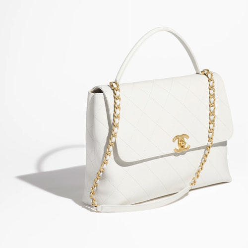 MAXI FLAP BAG WITH TOP HANDLE-2