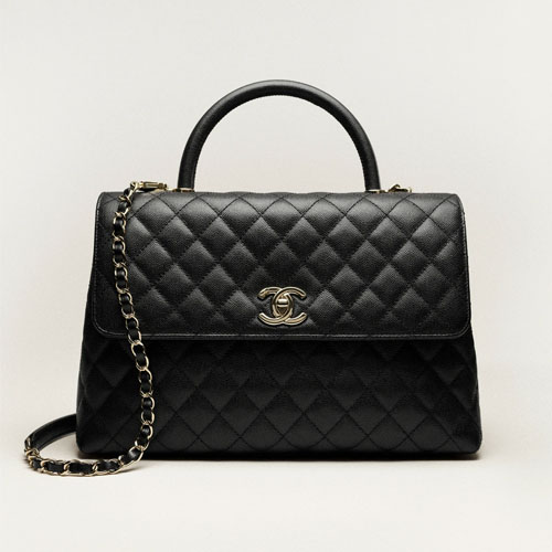 MAXI FLAP BAG WITH TOP HANDLE-2