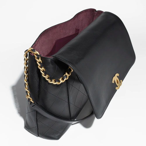 MAXI FLAP BAG WITH TOP HANDLE-3