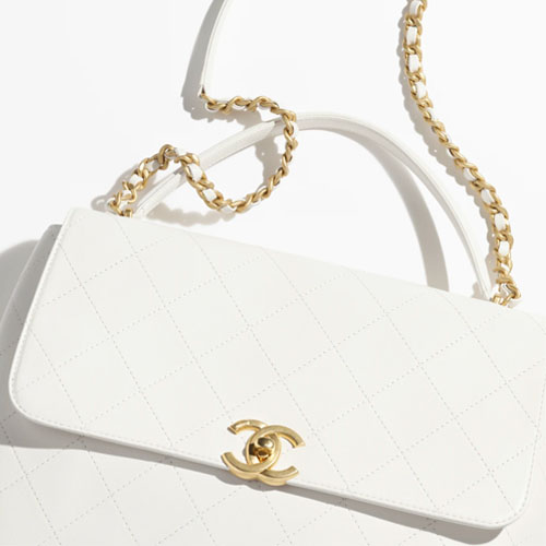 MAXI FLAP BAG WITH TOP HANDLE-4