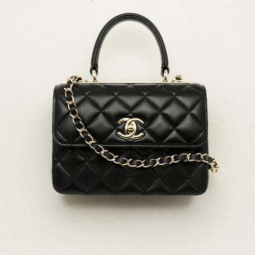 MINI FLAP BAG WITH TOP HANDLE-1