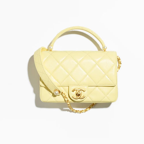 MINI FLAP BAG WITH TOP HANDLE-1