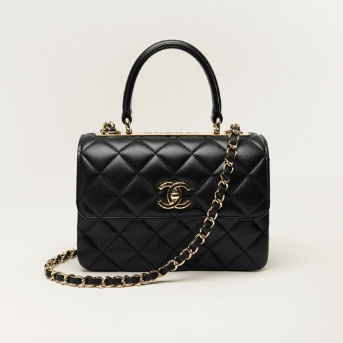 MINI FLAP BAG WITH TOP HANDLE-2