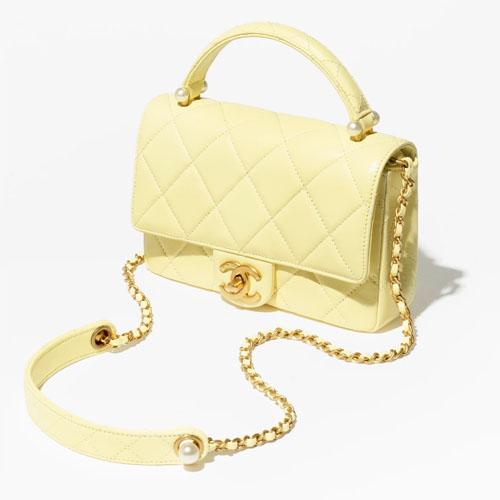 MINI FLAP BAG WITH TOP HANDLE-2