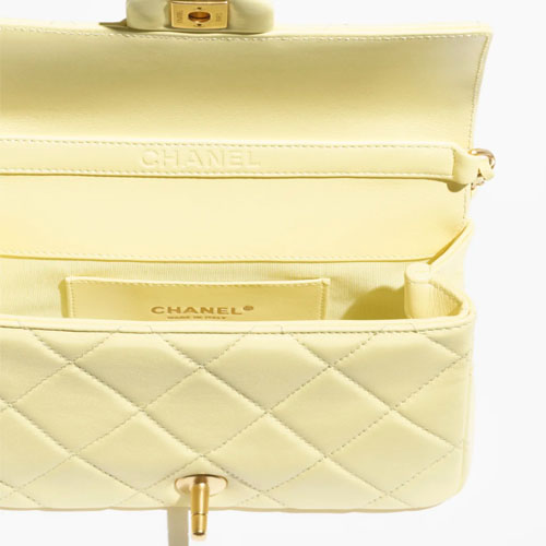 MINI FLAP BAG WITH TOP HANDLE-3