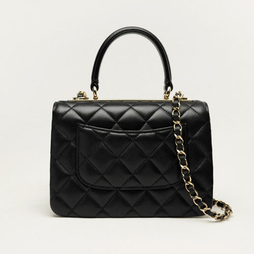 MINI FLAP BAG WITH TOP HANDLE-4