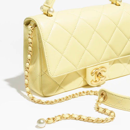 MINI FLAP BAG WITH TOP HANDLE-4