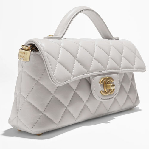 MINI FLAP BAG WITH TOP HANDLE-4