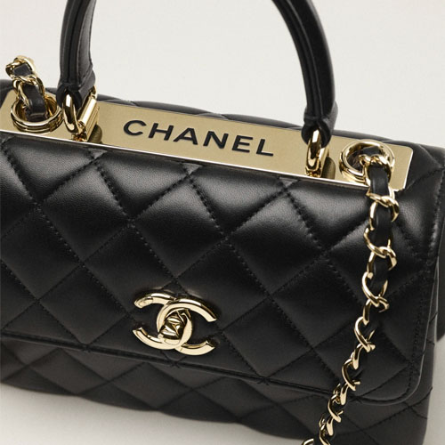 MINI FLAP BAG WITH TOP HANDLE-5