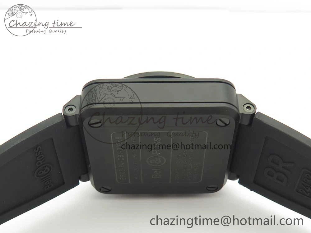 MIROTIME BR 03-94 Chrono PVD Brown Dial Black Markers on Black Rubber Strap A7750 (Free Nylon Strap) SoftTouch 4867