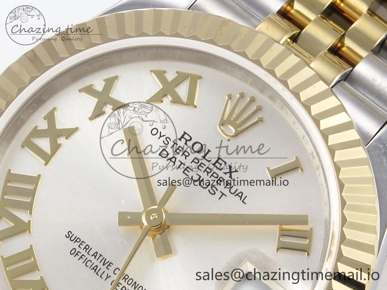 MIROTIME Upgraded DateJust 31 278273 SS YG GMF 1:1 Best Edition 904L Steel Silver Roman Dial on Jubilee Bracelet A 1155