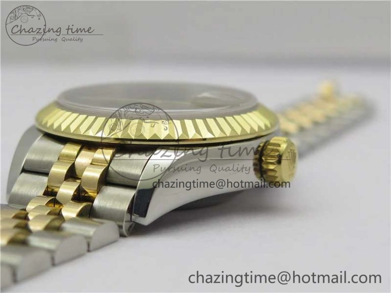 MIROTIME SportInspired Datejust 28mm 279173 SS YG BP Maker Best Edition Black Roman Markers Dial on SS YG Jubilee Bracelet ETA 10300