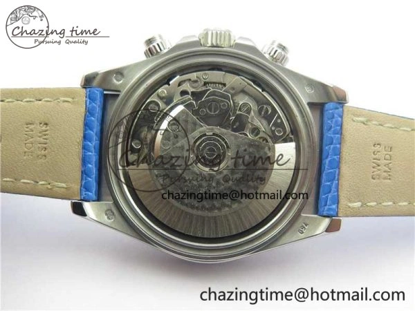MIROTIME Unique Daytona 116519 OXF Best Edition Blue Dial on Blue Leather Strap A 10509
