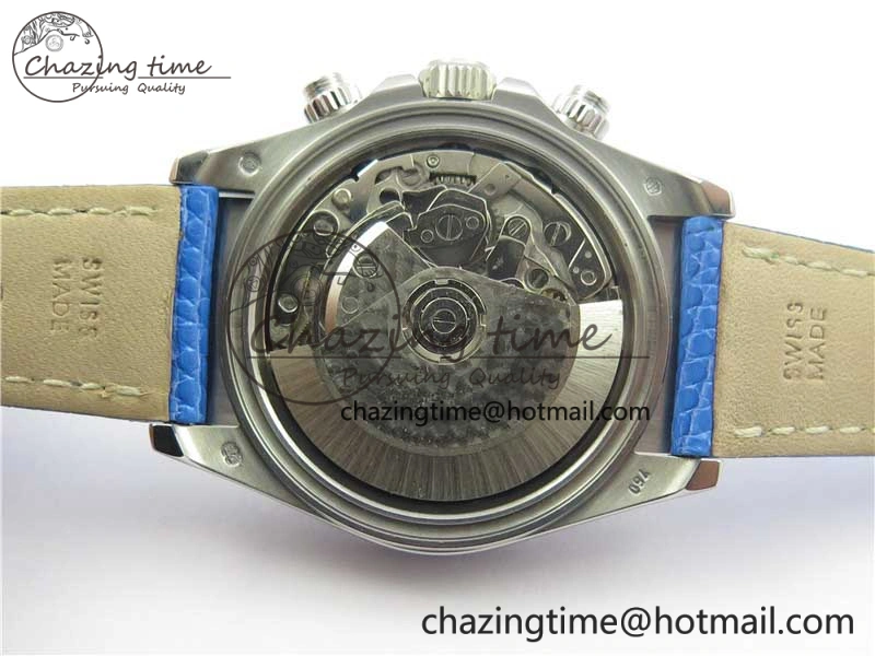MIROTIME Unique Daytona 116519 OXF Best Edition Blue Dial on Blue Leather Strap A 10509
