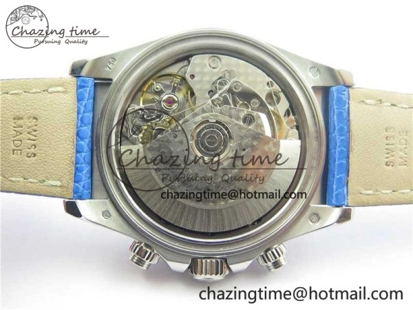 MIROTIME Unique Daytona 116519 OXF Best Edition Blue Dial on Blue Leather Strap A 10509