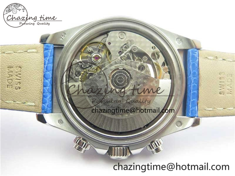 MIROTIME Unique Daytona 116519 OXF Best Edition Blue Dial on Blue Leather Strap A 10509