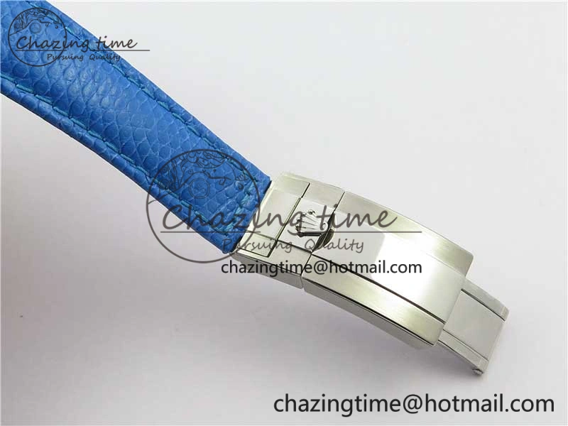 MIROTIME Unique Daytona 116519 OXF Best Edition Blue Dial on Blue Leather Strap A 10509