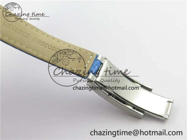 MIROTIME Unique Daytona 116519 OXF Best Edition Blue Dial on Blue Leather Strap A 10509