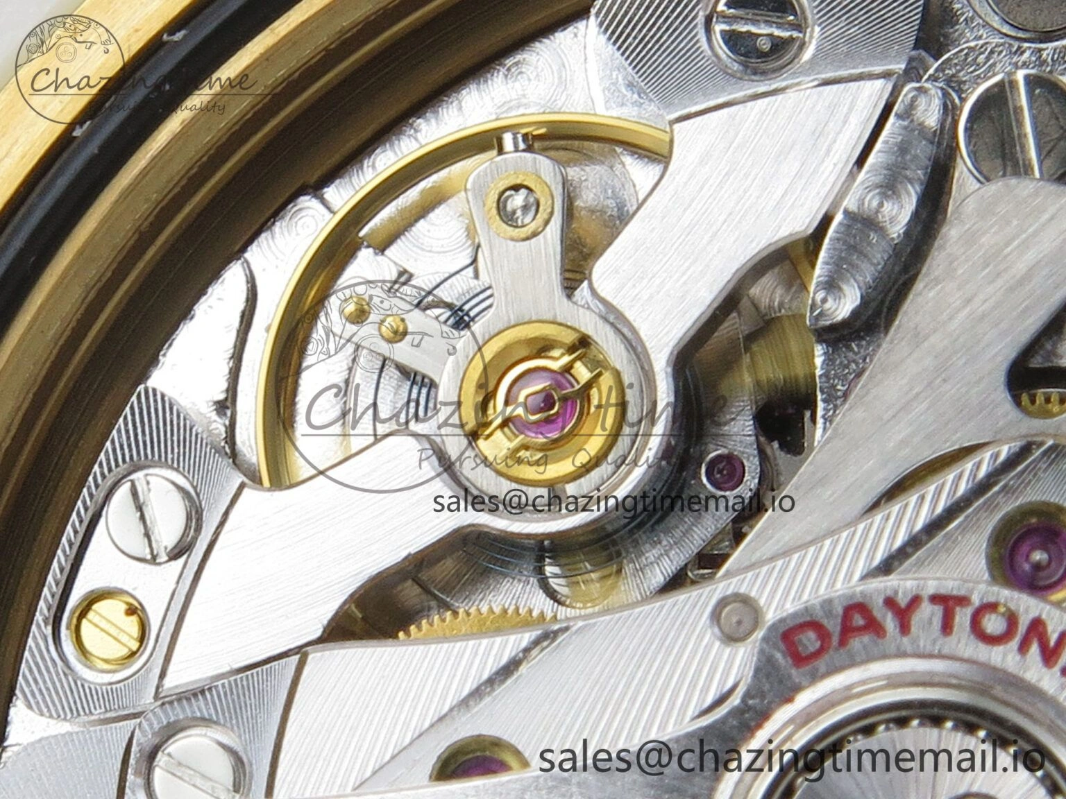 MIROTIME MoistureWicking Daytona 126508 YG QF 1:1 Best Edition YG Black Dial Crystal Markers On YG Bracelet SH4131 V6 (Gain Weight) 309