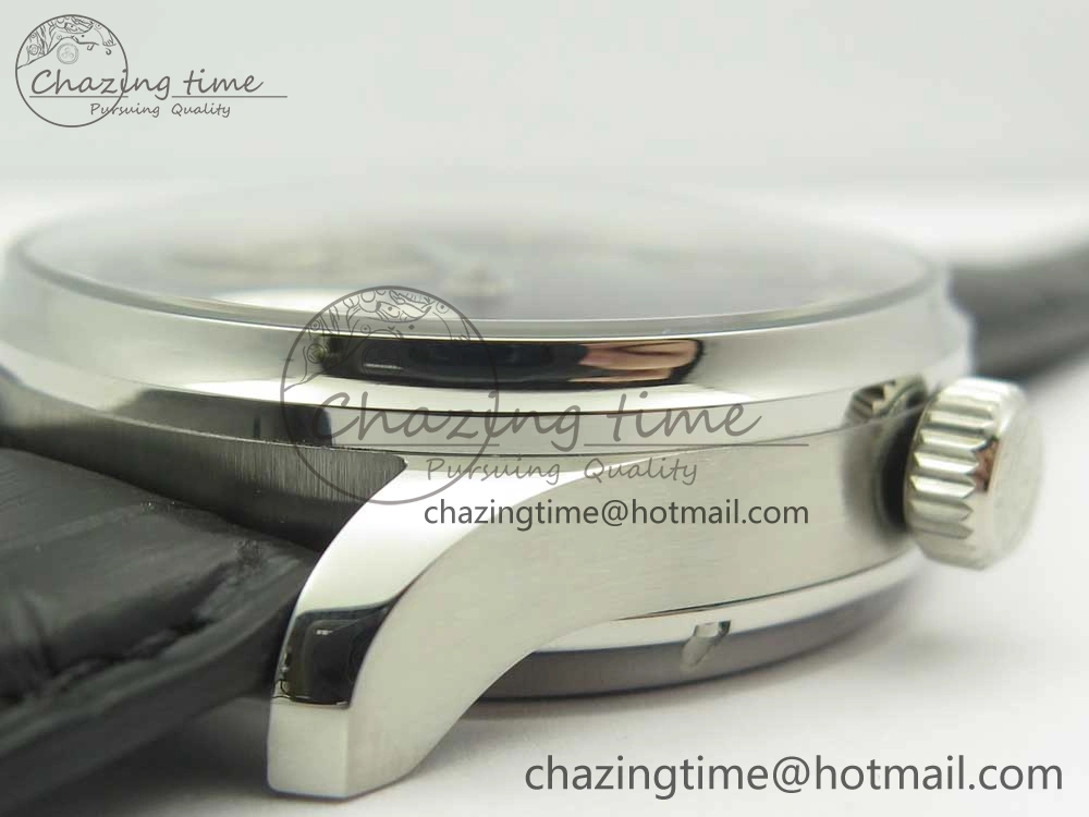 MIROTIME Seasonal Portuguese Tourbillon IW5463 SS ZF Best Edition Blue Dial on Black Leather Strap 7171