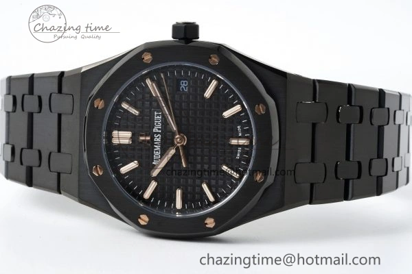 MIROTIME Royal Oak 34mm Black Ceramic BF Best Edition Black Dial on Black Ceramic Bracelet A Reliable 10222