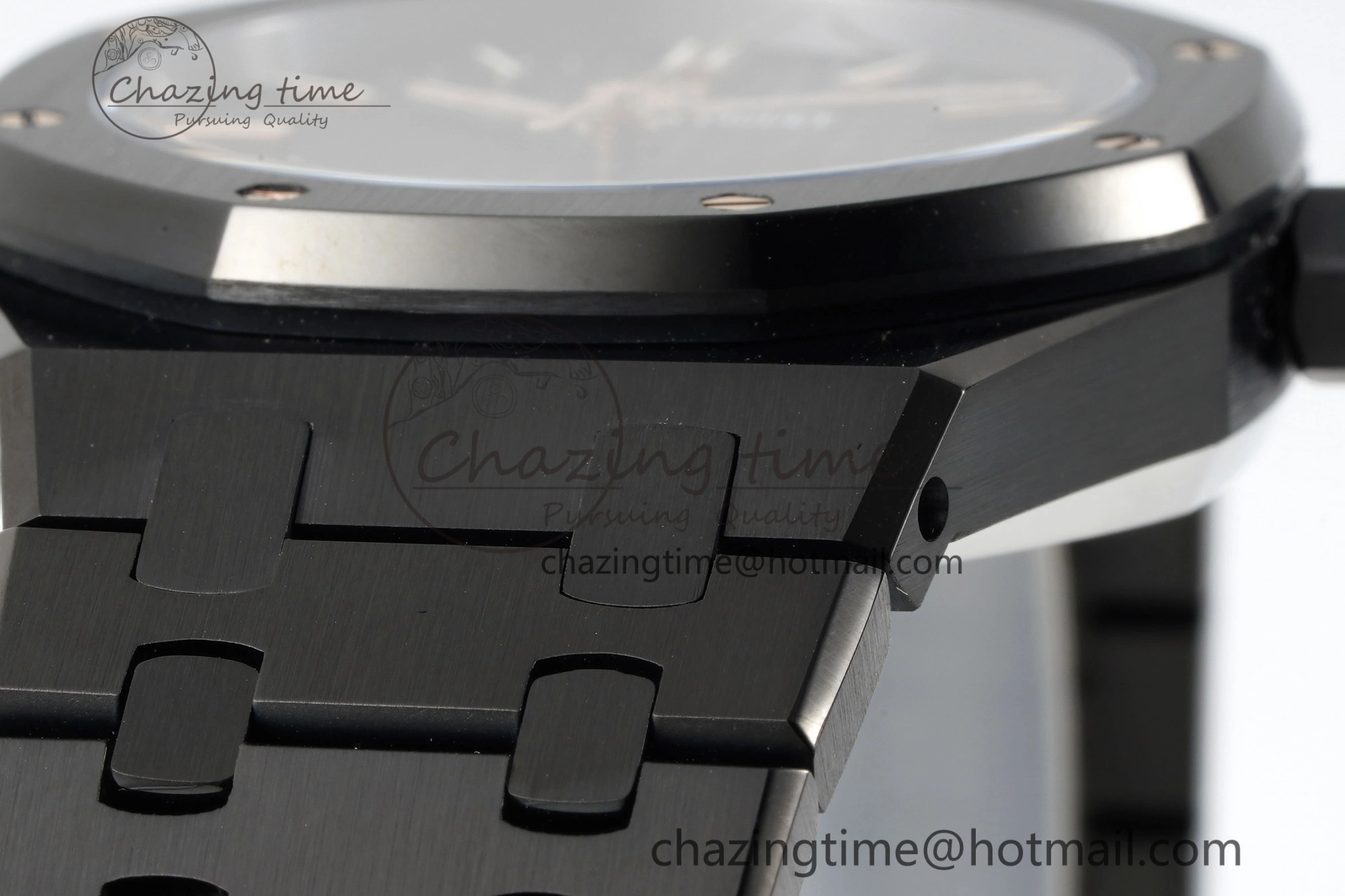 MIROTIME Royal Oak 34mm Black Ceramic BF Best Edition Black Dial on Black Ceramic Bracelet A Reliable 10222