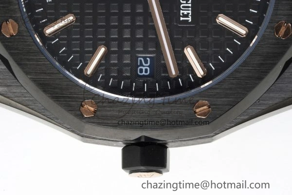 MIROTIME Royal Oak 34mm Black Ceramic BF Best Edition Black Dial on Black Ceramic Bracelet A Reliable 10222